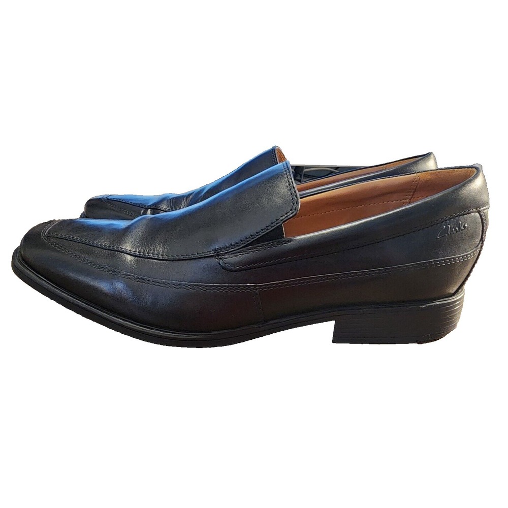 Clarks® Tilden Free (Men's SIZE 12) Dress Loafers in Black w/ Original Box - $90